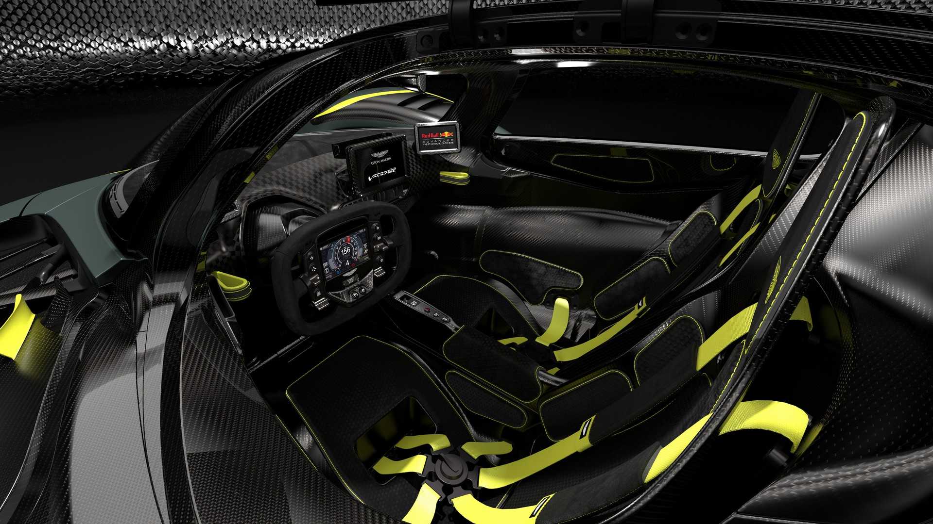 Aston Martin Valkyrie AMR Track Performance Pack interior