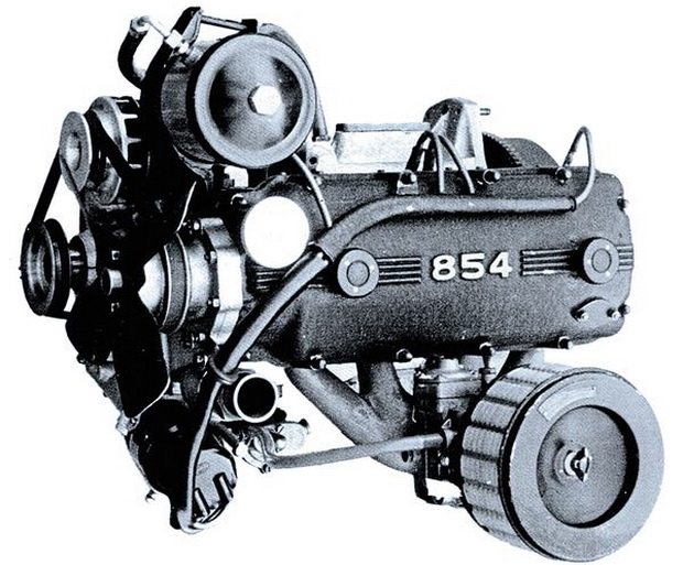 ASA 1000 GT: 1964-1966: Ορφανή από πατέρα, Ferrari 854 engine
