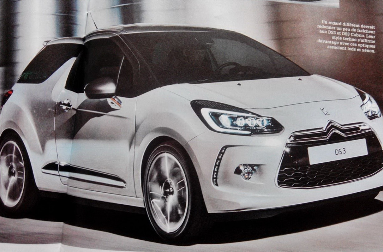 Ανανεωμένο Citroën DS3, πρώτες φωτογραφίες