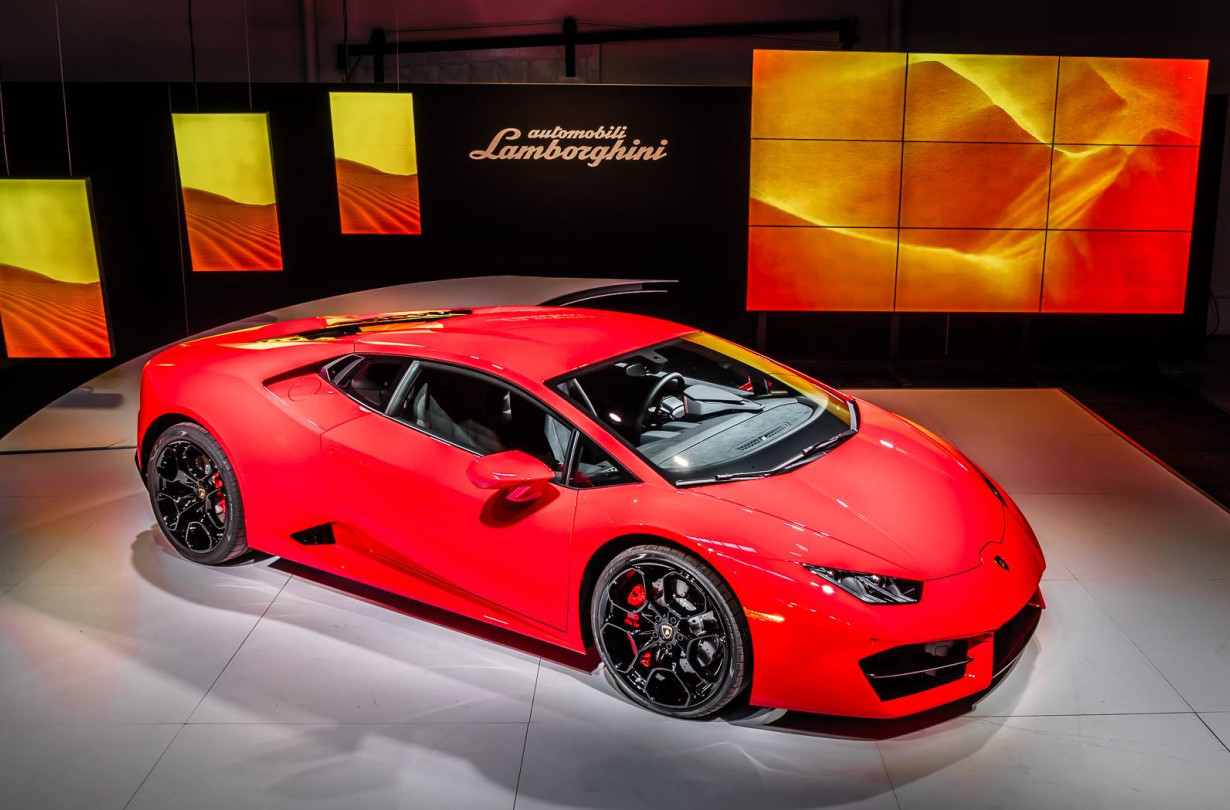 Lamborghini Huracán LP580-2 Los Angeles Auto Show 2016 debut