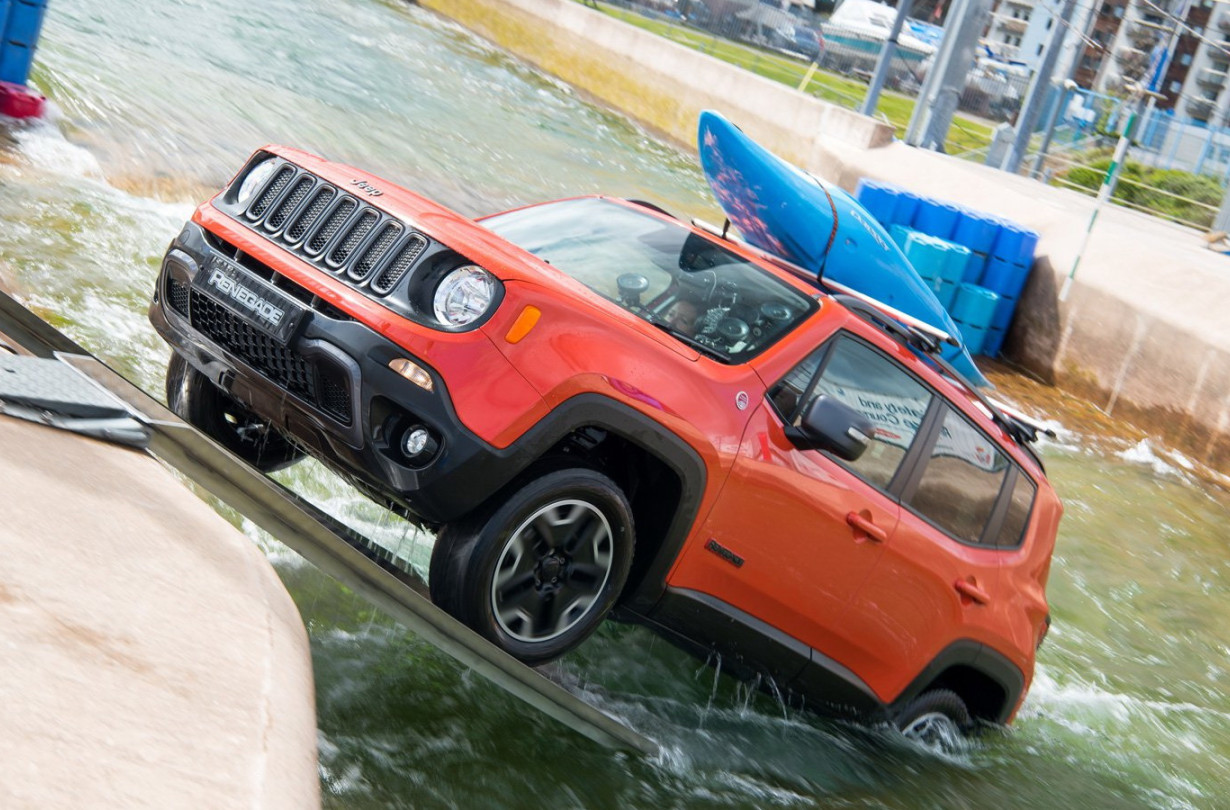 Jeep Renegade @ International White Water Centre @ Olympic White Water Rafting Course