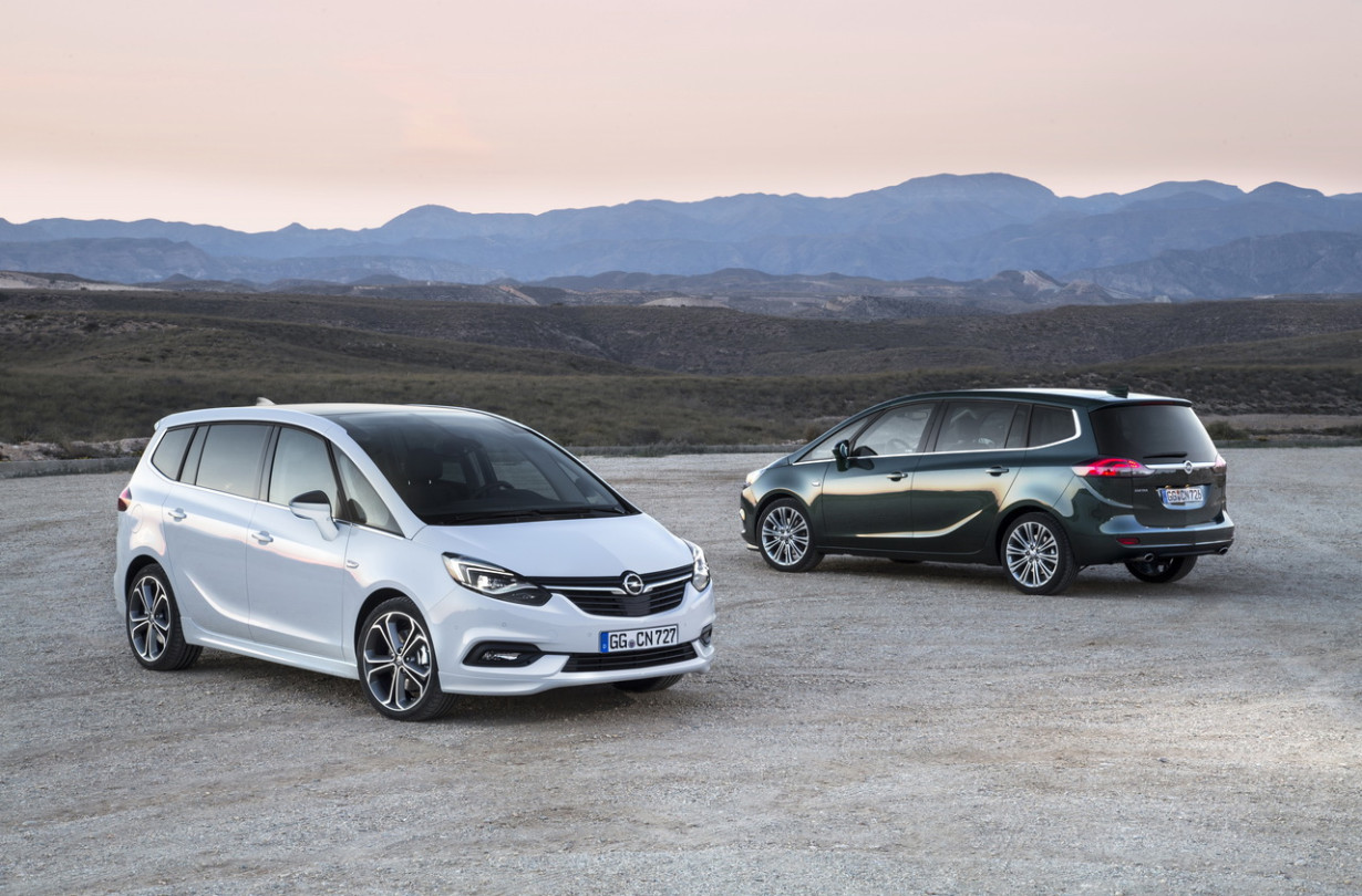 Opel Zafira facelift 2017