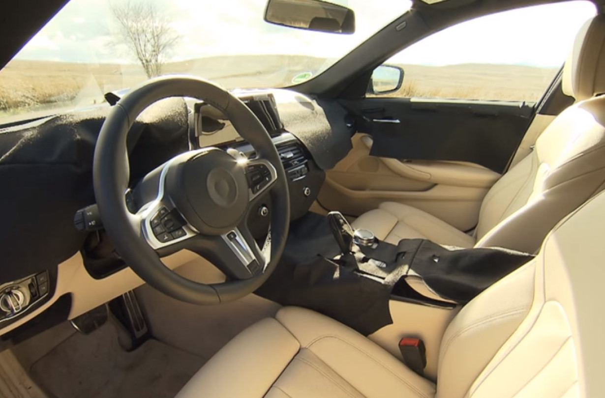 BMW 5 Series interior first picture