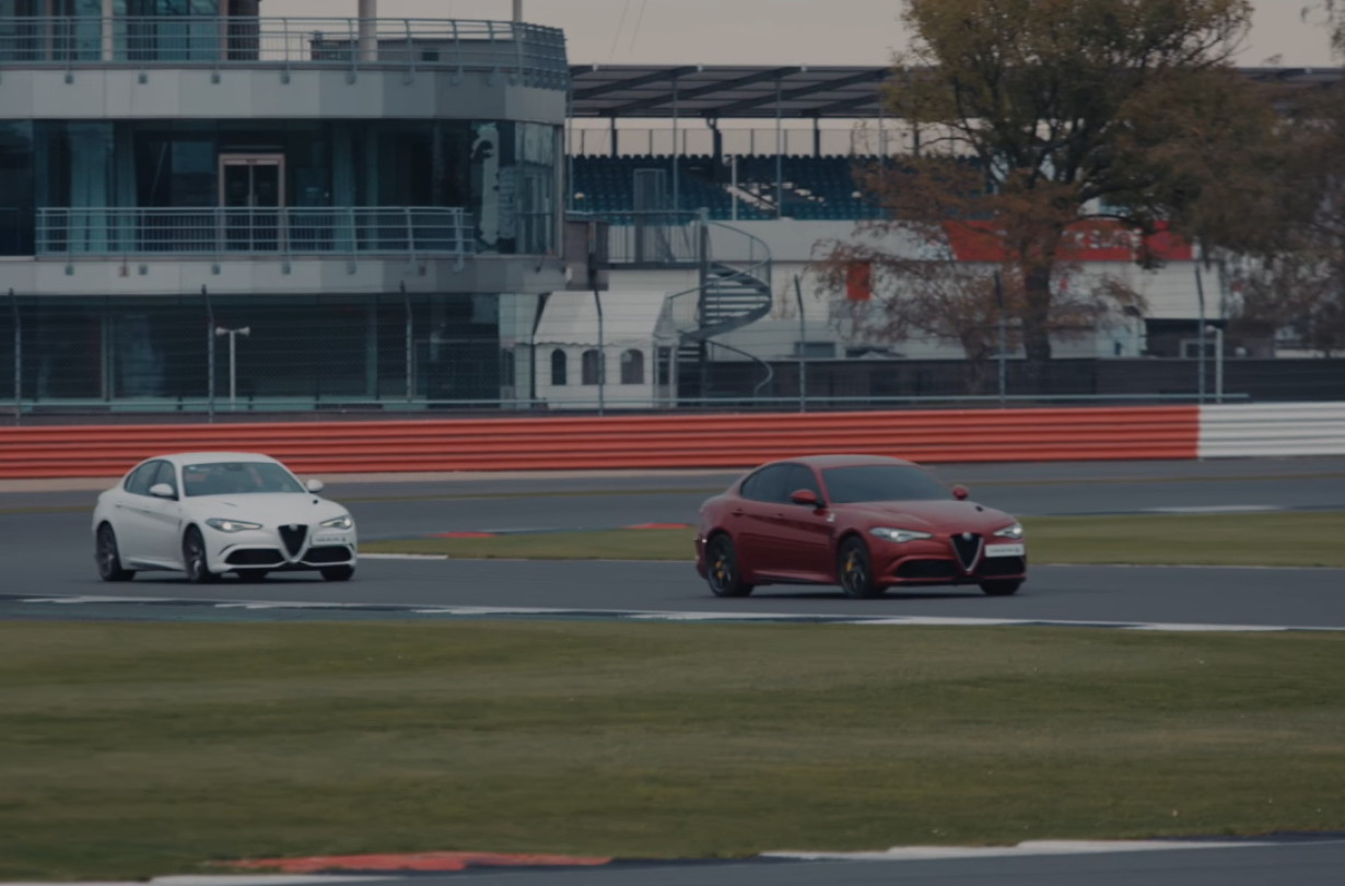 Alfa Romeo Giulia Quadrifoglio Silverstone blind record
