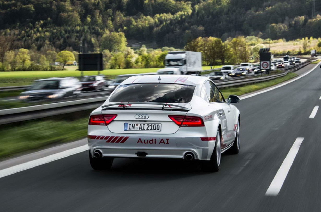 Audi autonomous driving demonstration