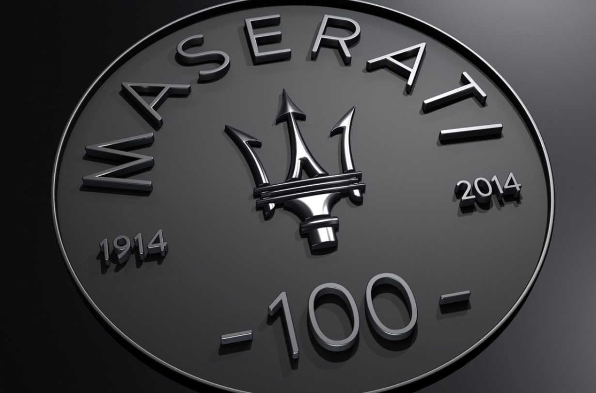 Maserati centenial logo