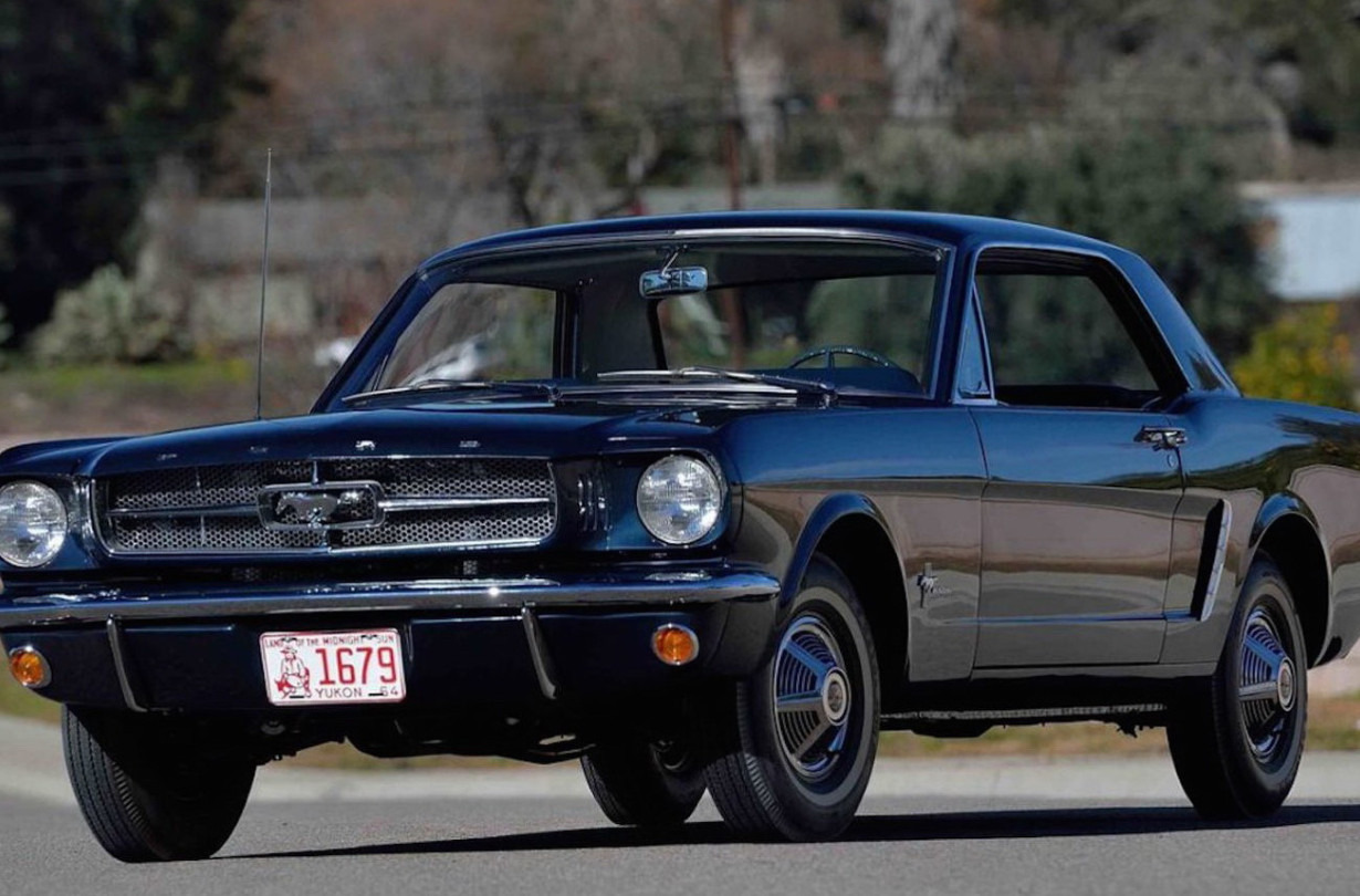First Ford Mustang hardtop 1964