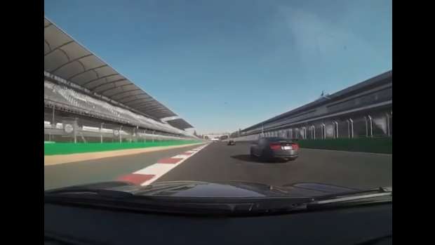 Track day crash