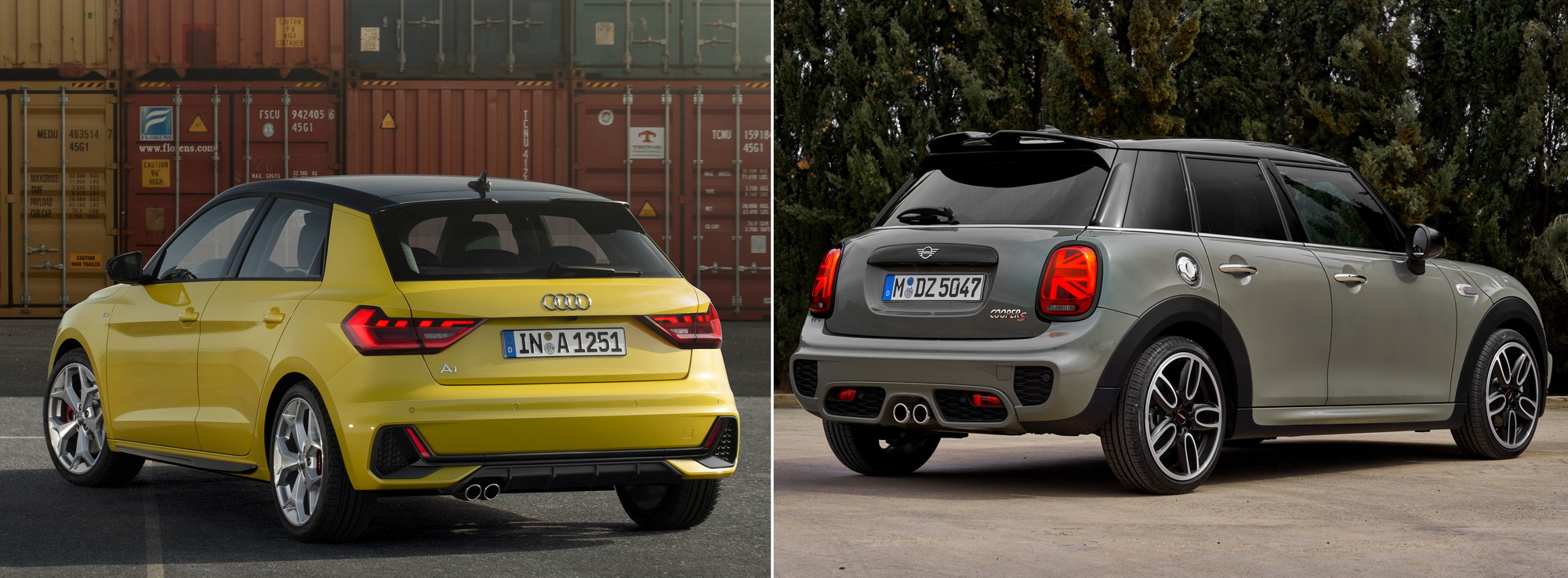 Audi A1 2019 vs MINI 5D