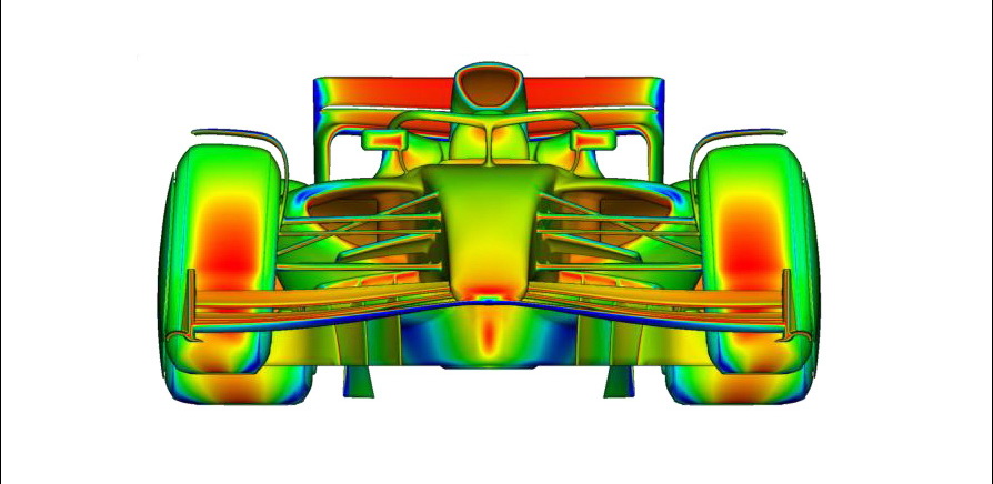 2021 F1 car front