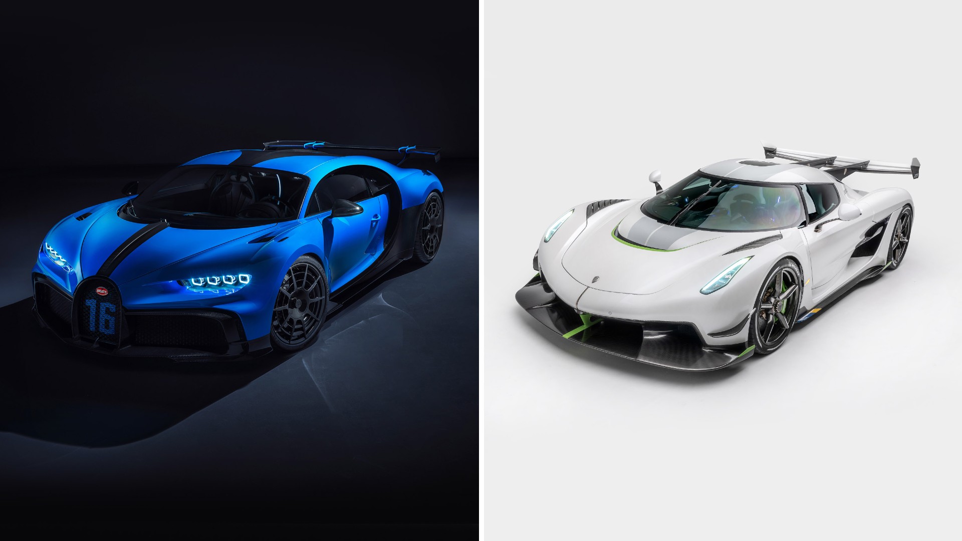 Bugatti Chiron Pur Sport VS Koenigsegg Jesko