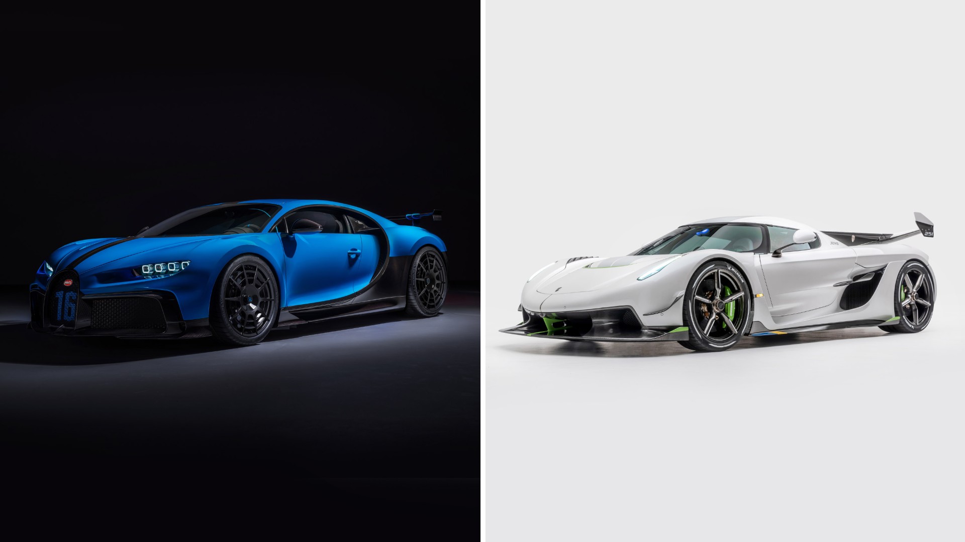 Bugatti Chiron Pur Sport VS Koenigsegg Jesko