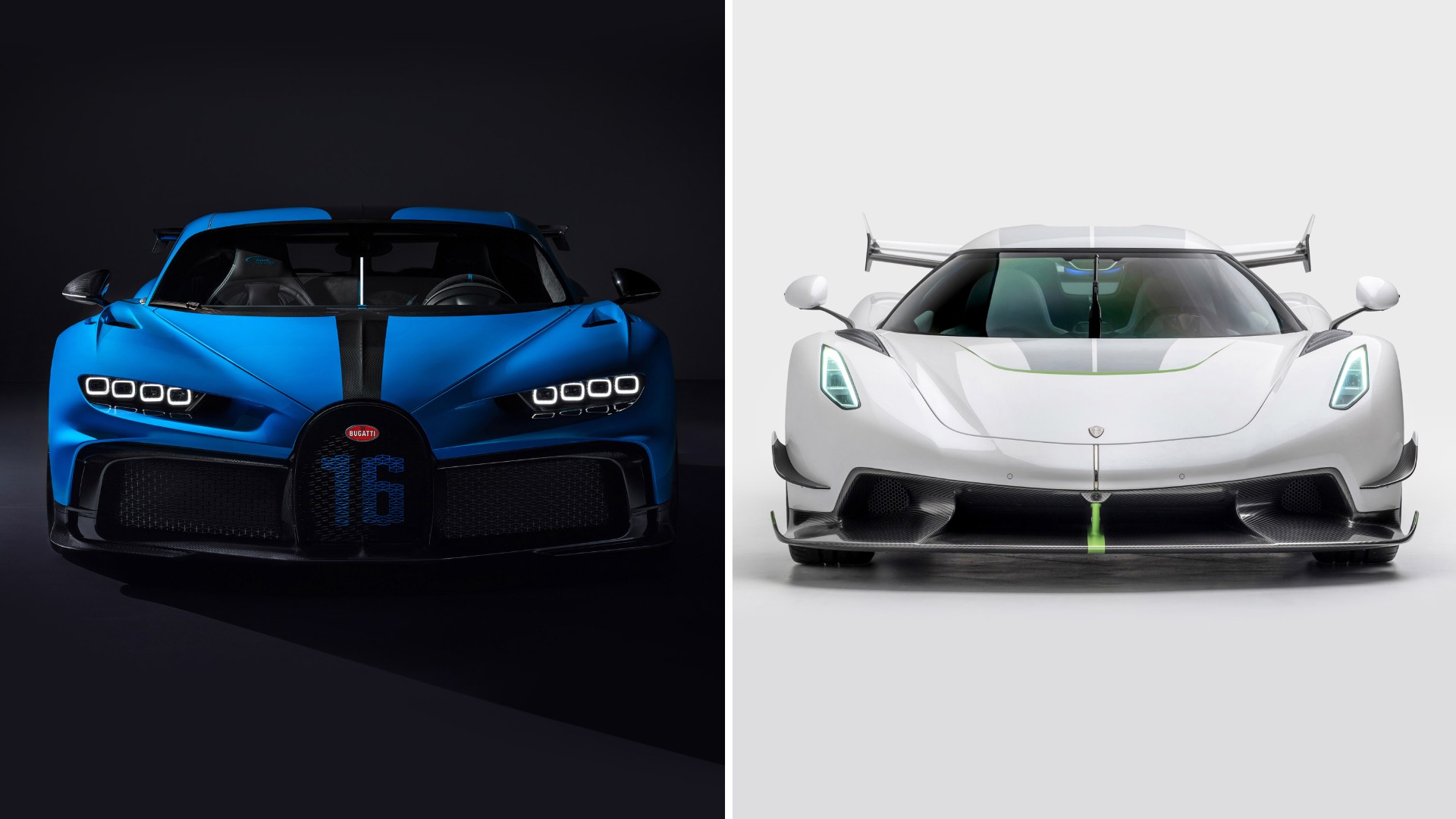 Bugatti Chiron Pur Sport VS Koenigsegg Jesko