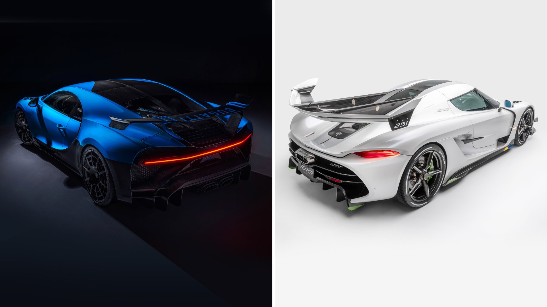 Bugatti Chiron Pur Sport VS Koenigsegg Jesko;