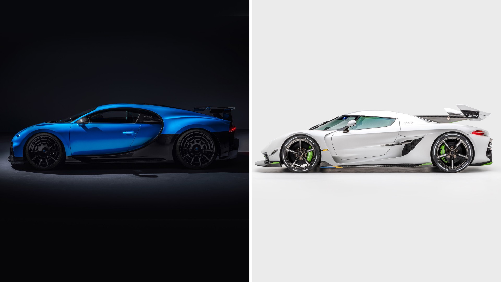 Bugatti Chiron Pur Sport VS Koenigsegg Jesko