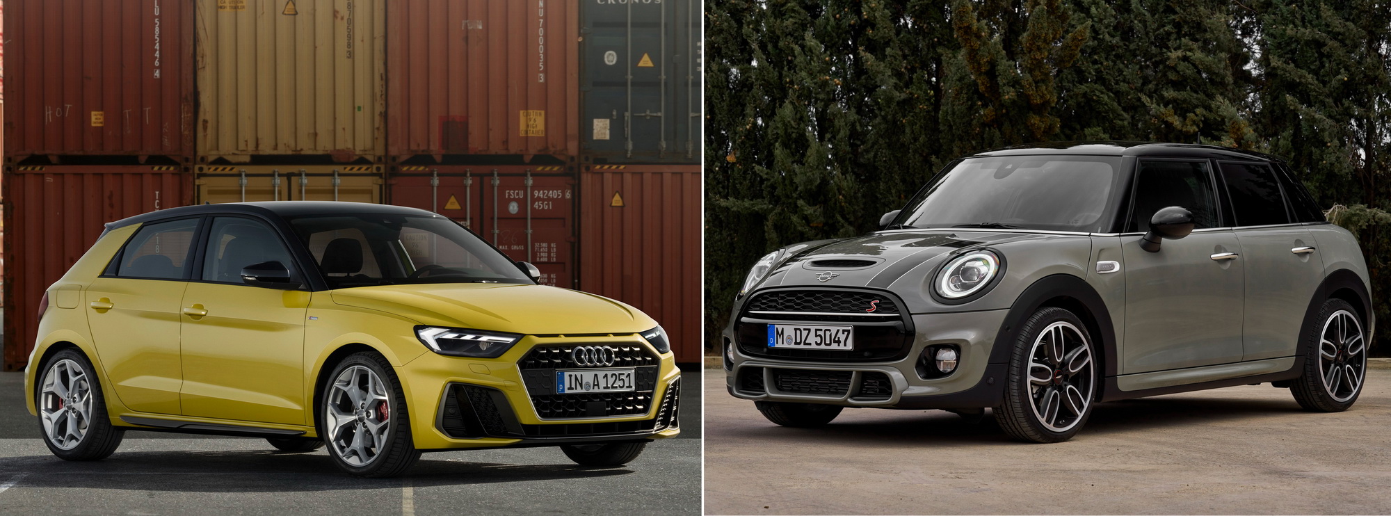 Audi A1 2019 vs MINI 5D