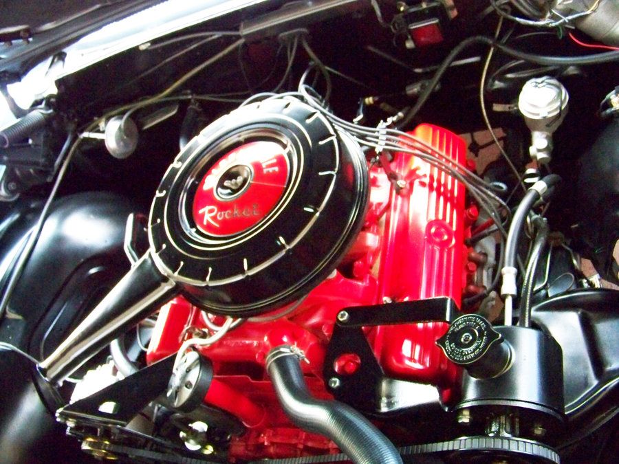 Olds Rocket V8 394 ci OHV engine