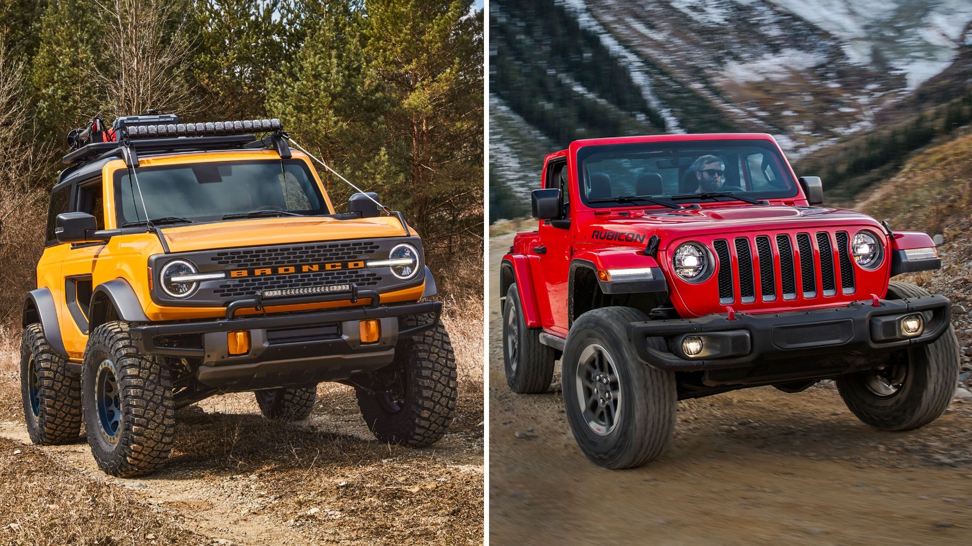 Ford Bronco VS Jeep Wrangler