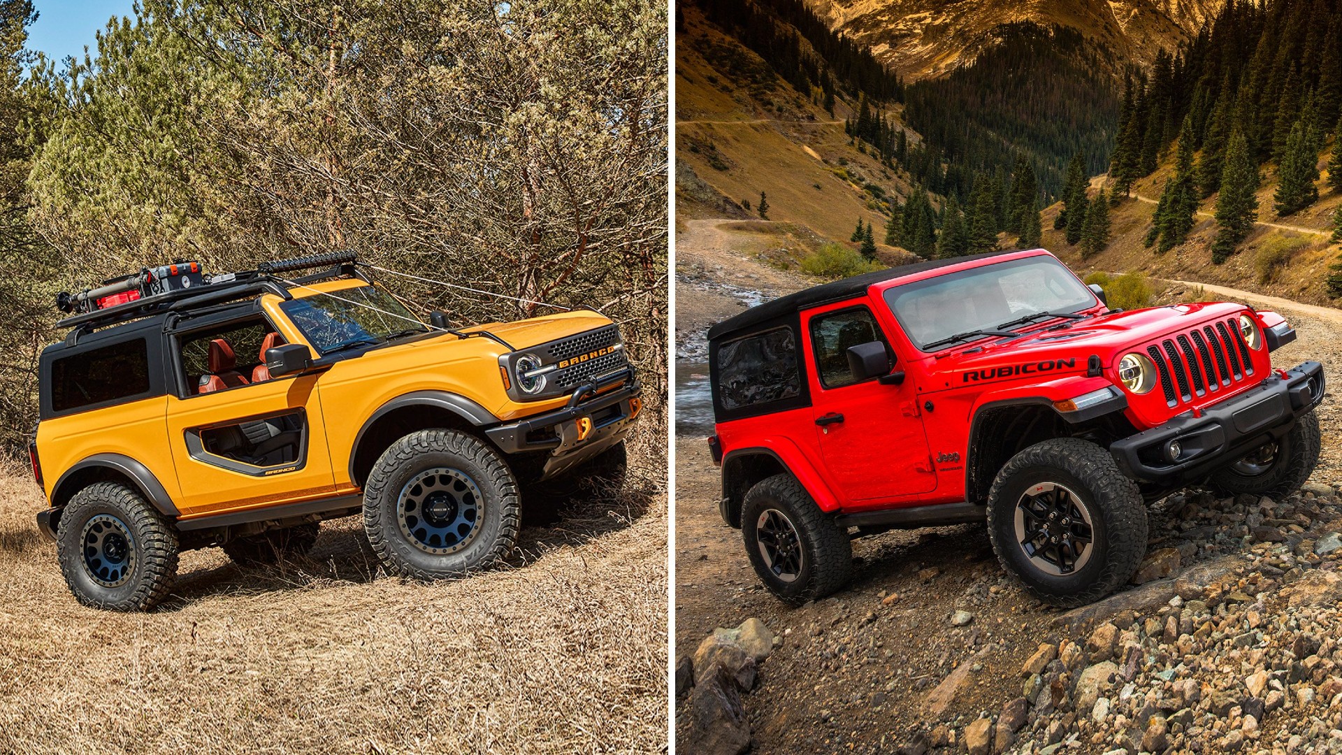 Ford Bronco VS Jeep Wrangler