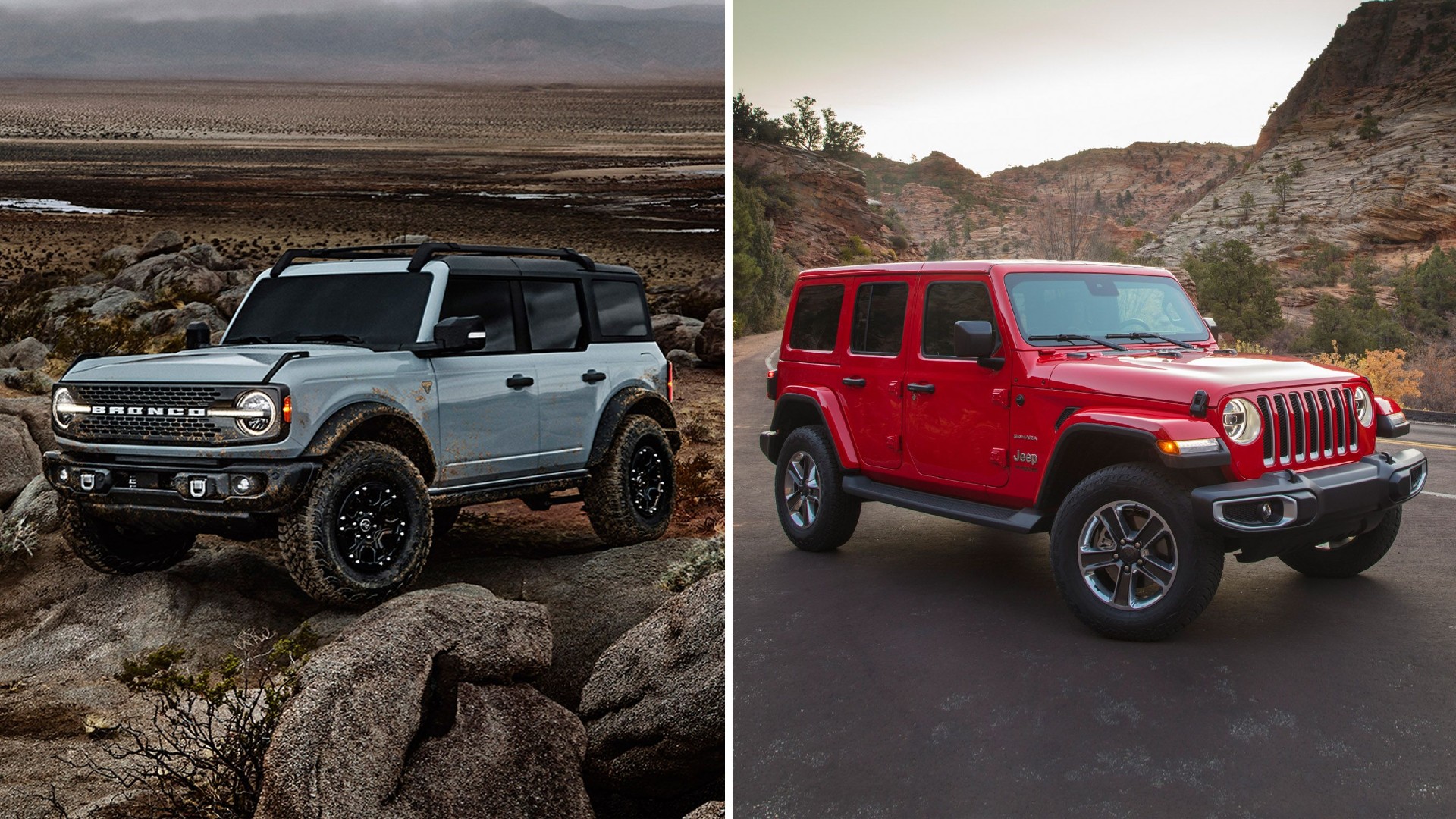 Ford Bronco VS Jeep Wrangler