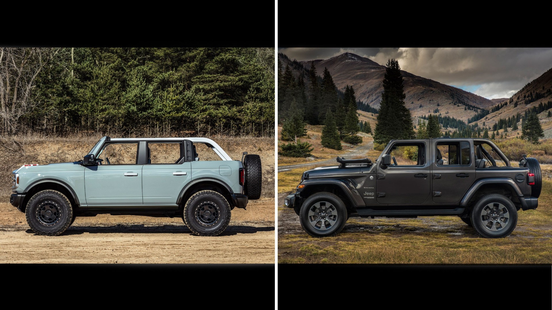 Ford Bronco VS Jeep Wrangler