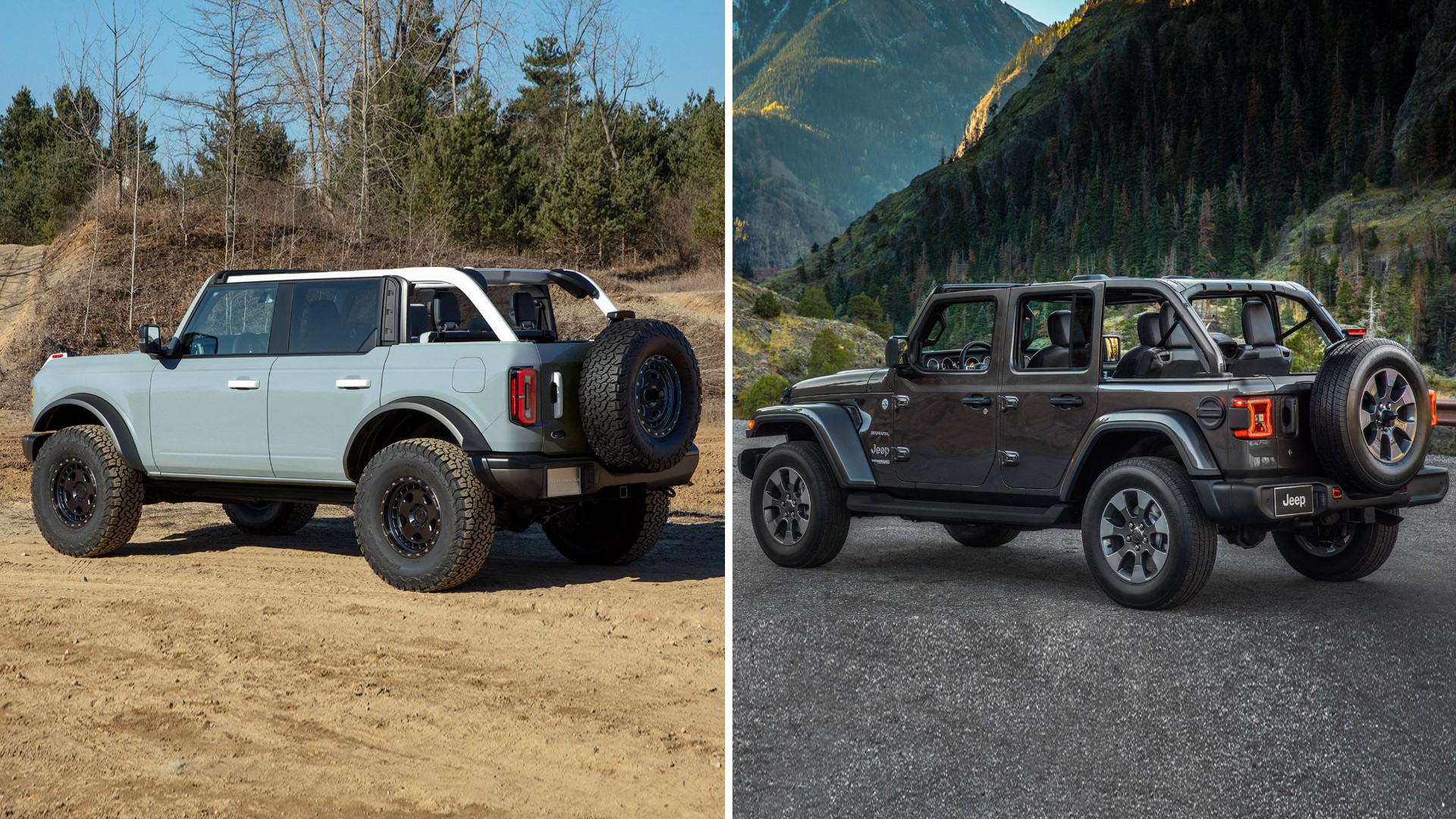 Ford Bronco VS Jeep Wrangler