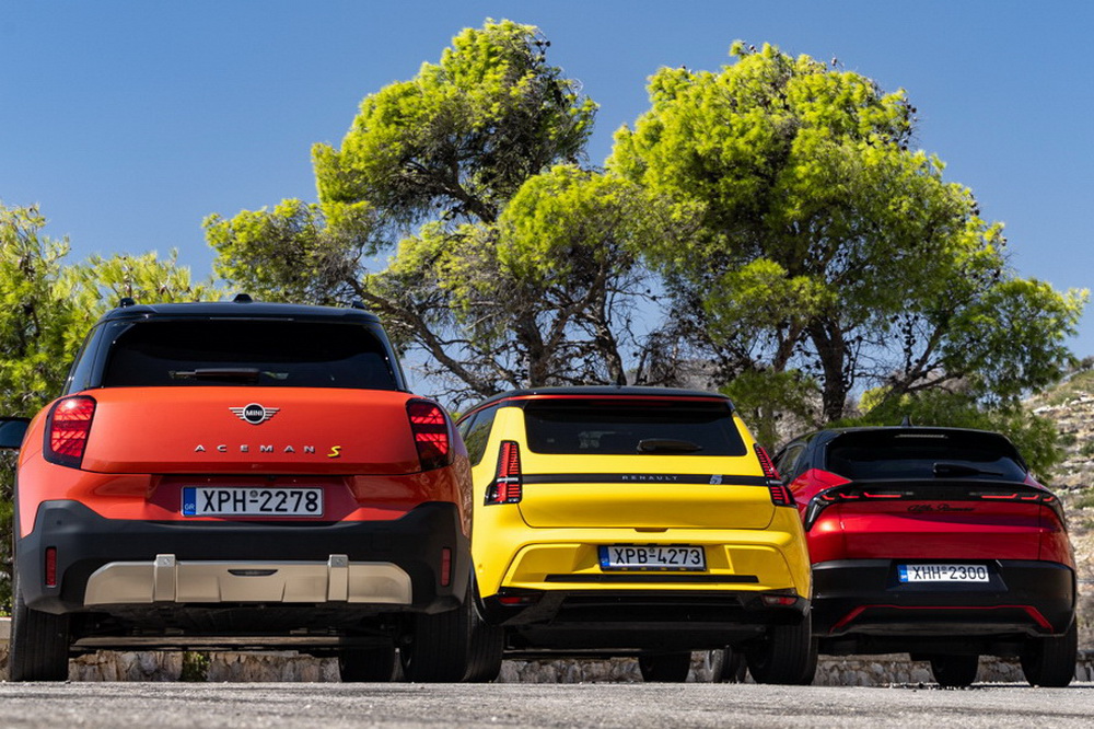 Alfa Romeo Junior Elettrica vs MINI Aceman SΕ vs Renault 5 E-Tech, Photo © DRIVE Media Group/Thanassis Koutsogiannis 
