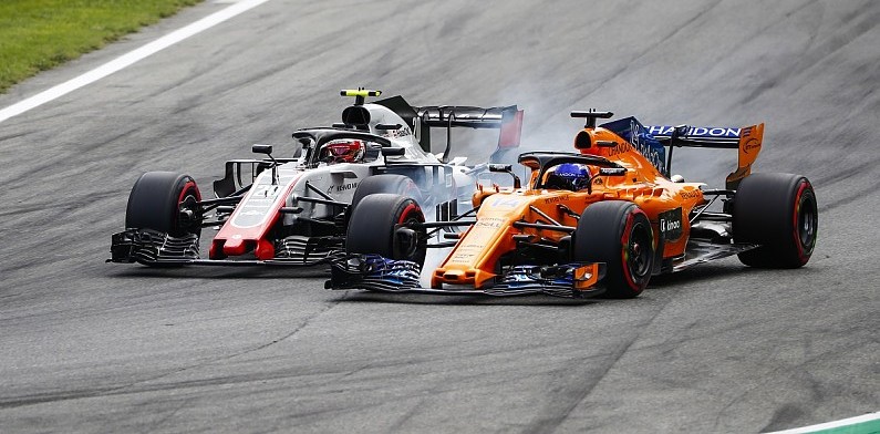 Alonso-Magnussen clash Monza qualifying