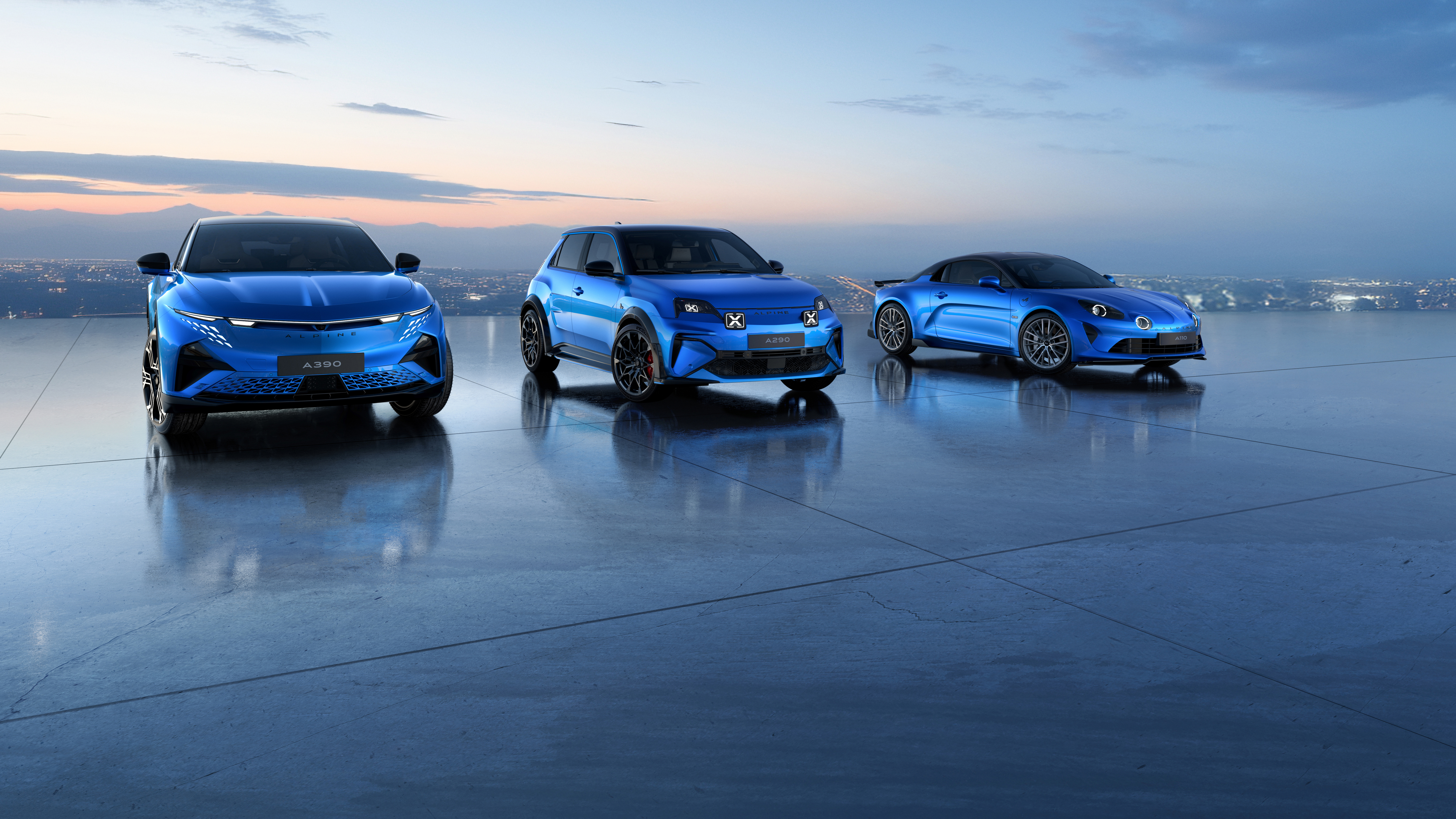 Alpine A390, Alpine A290, Alpine A110