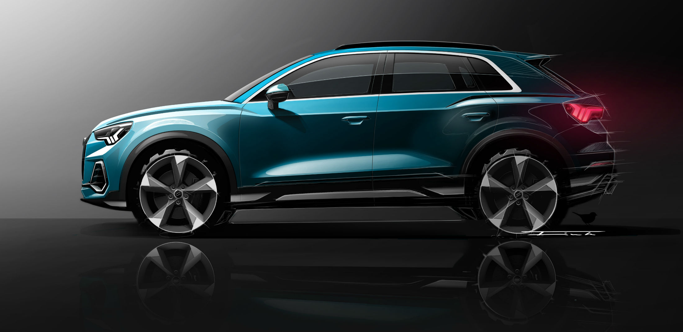 Audi Q3 Sketch