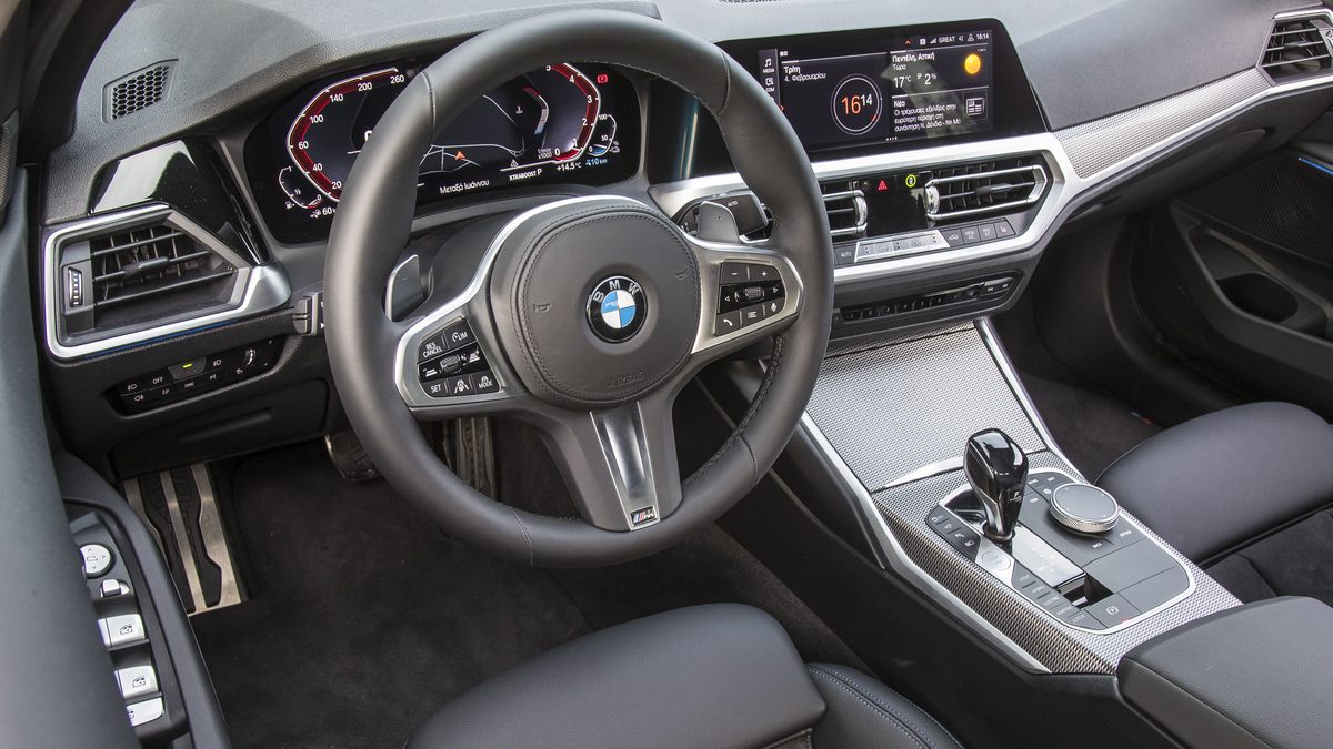 BMW 330e interior