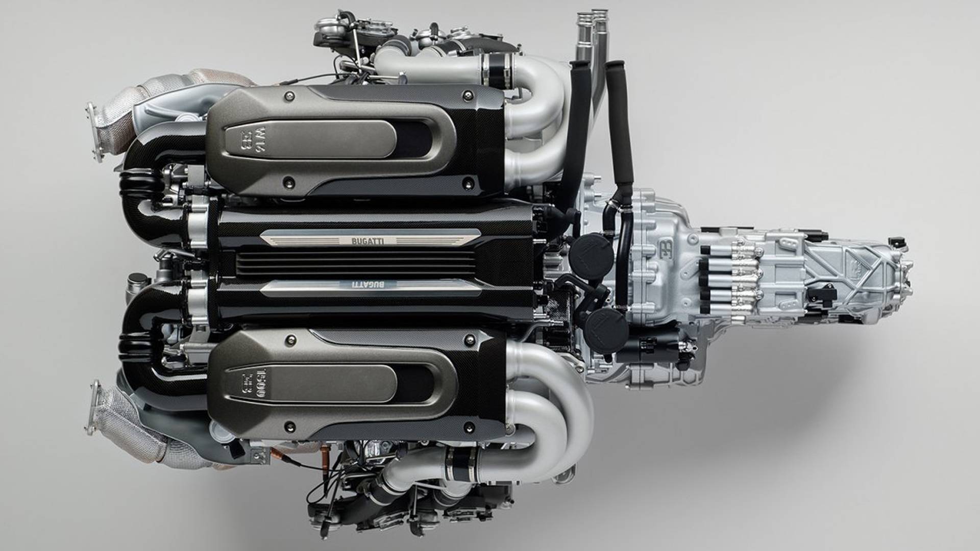 Bugatti Chiron's engine