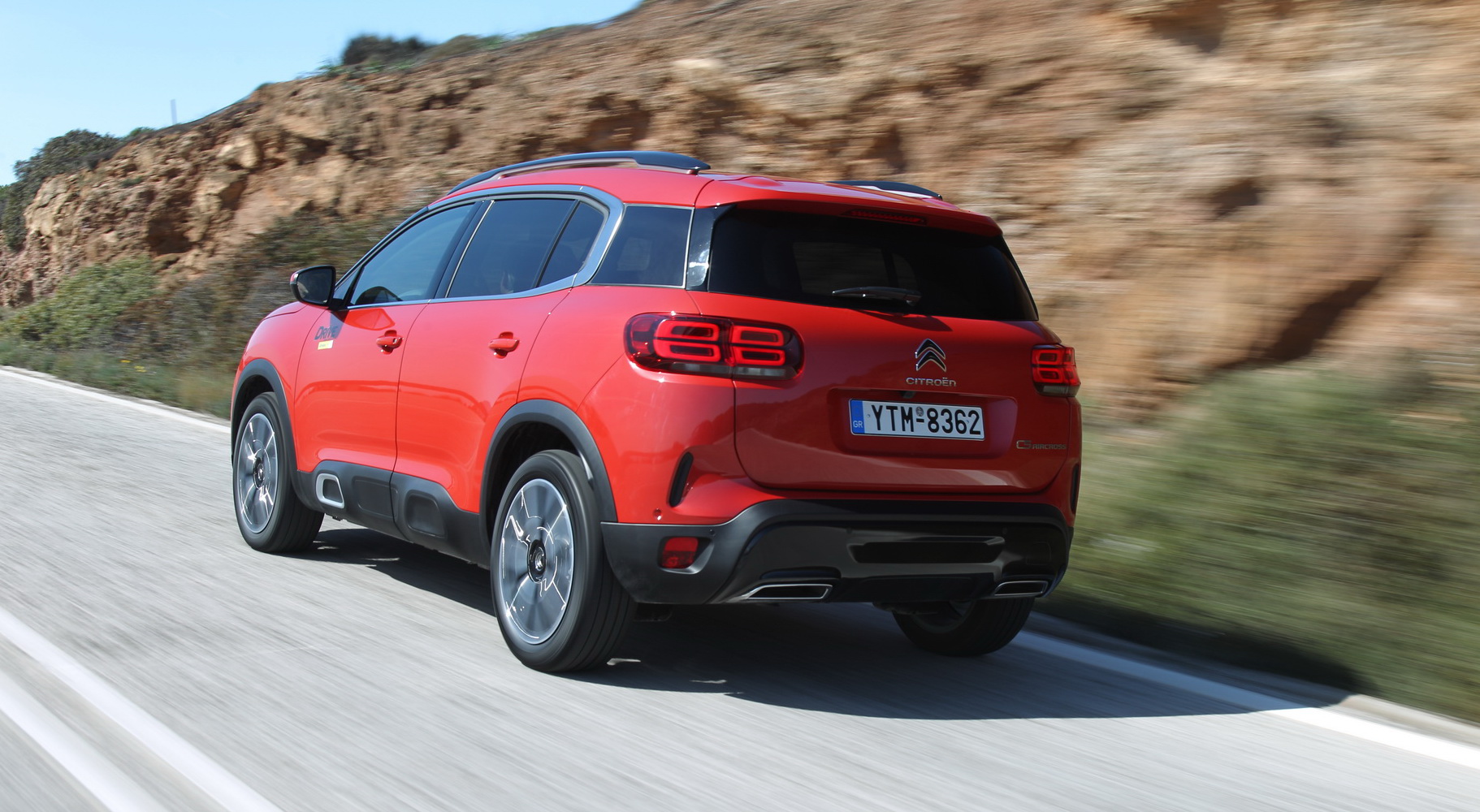 Citroen C5 Aircross πίσω πλάγια όψη