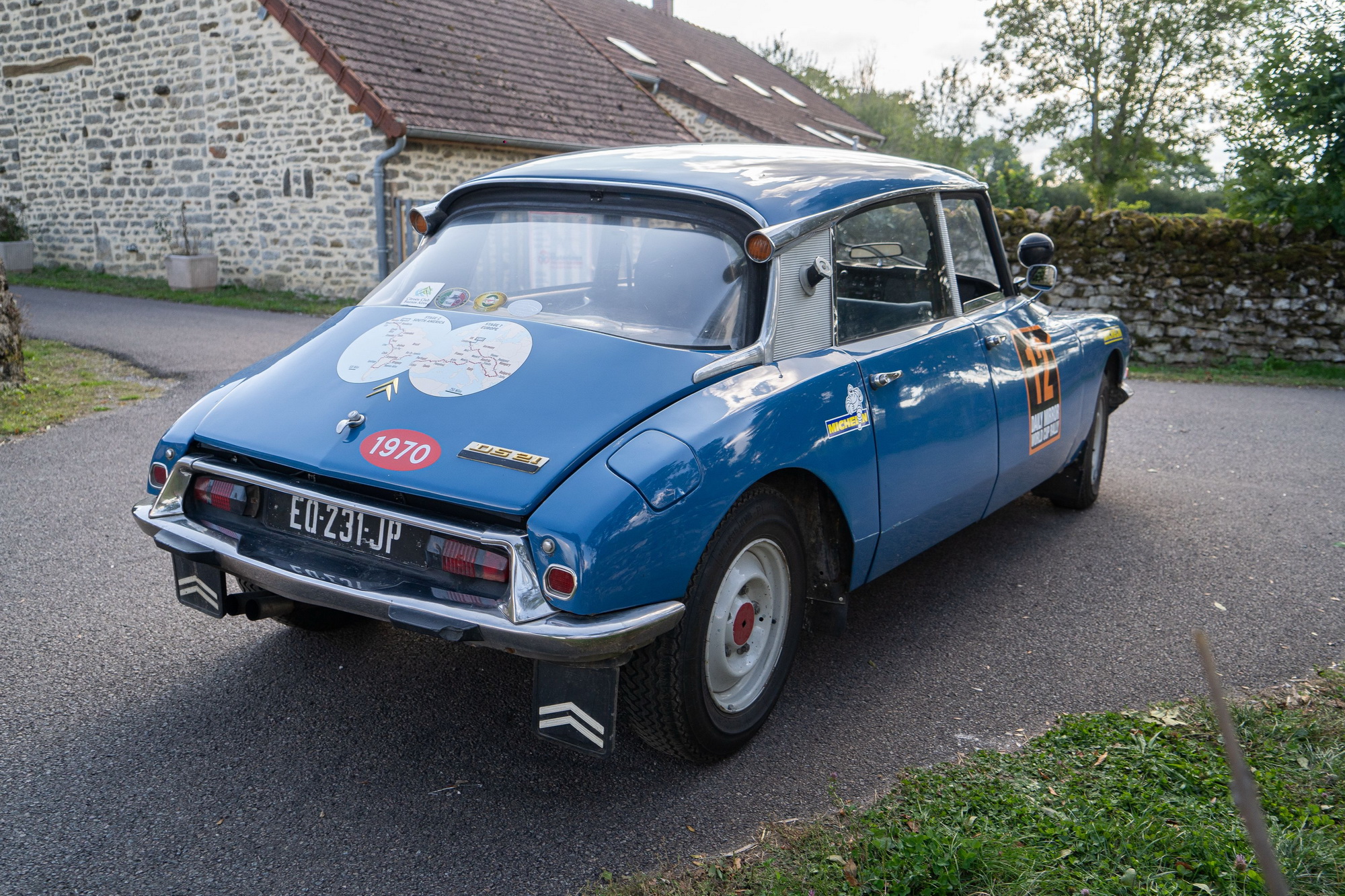 Citroën DS 21 Νο 12, World-Cup Rally 1970