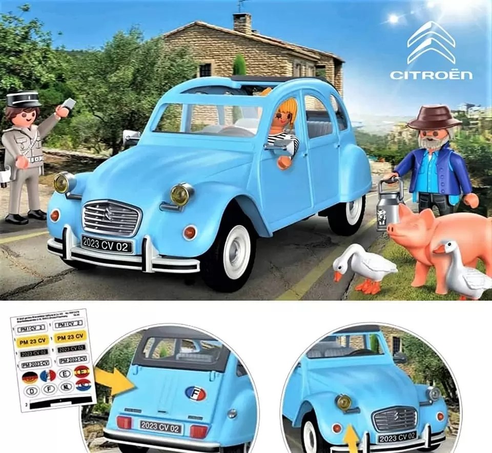 To Citroën 2CV επίσημα Playmobil