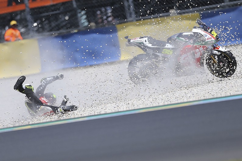 Crutchlow crash Le Mans Q1