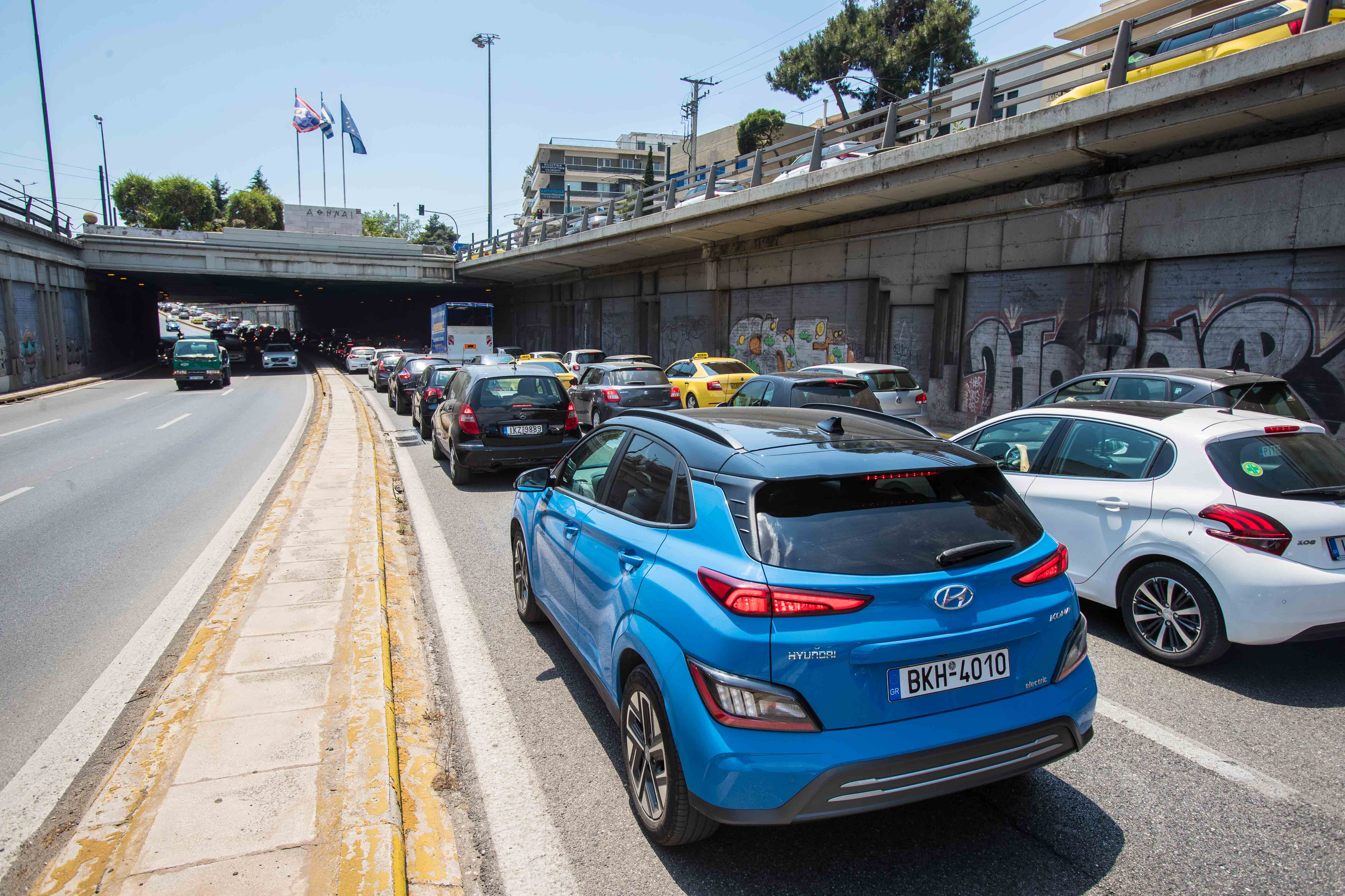 ​​Eco Race 2022: Hyundai Kona Electric 64 kWh, Photo credits DRIVE Media Group/Thanassis Koutsogiannis