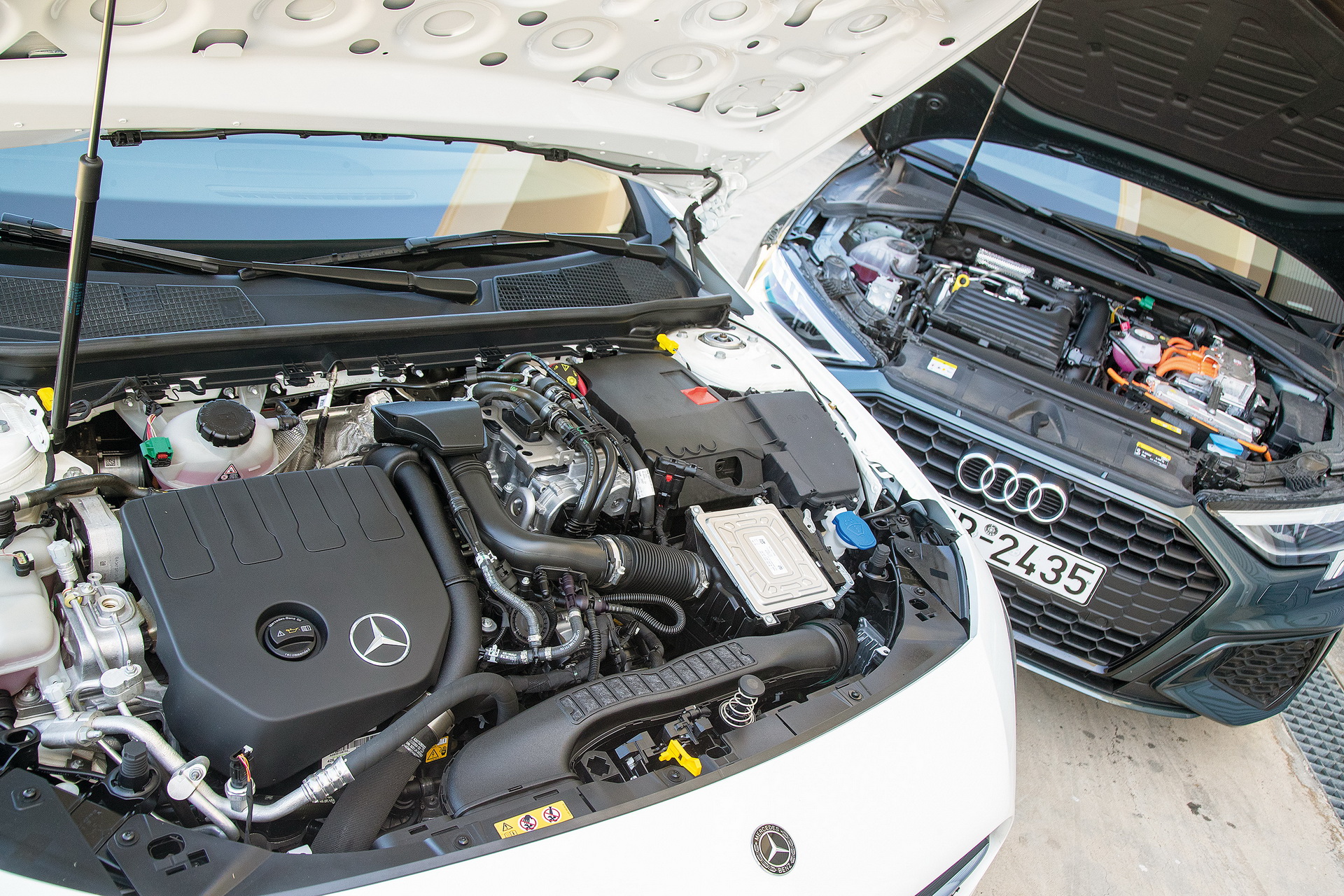 Plug-in hybrid (PHEV): Audi A3 Sportback 40 TFSI e S tronic vs Mercedes-Benz A 250 e, photo credit DRIVE Magazine/Thanassis Koutsogiannis 