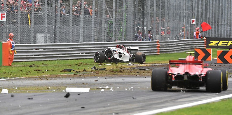 Ericsson crash Monza FP2 2018