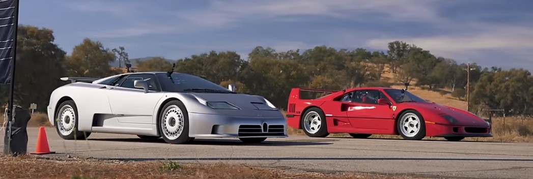 Ferrari F40 vs Bugatti EB110