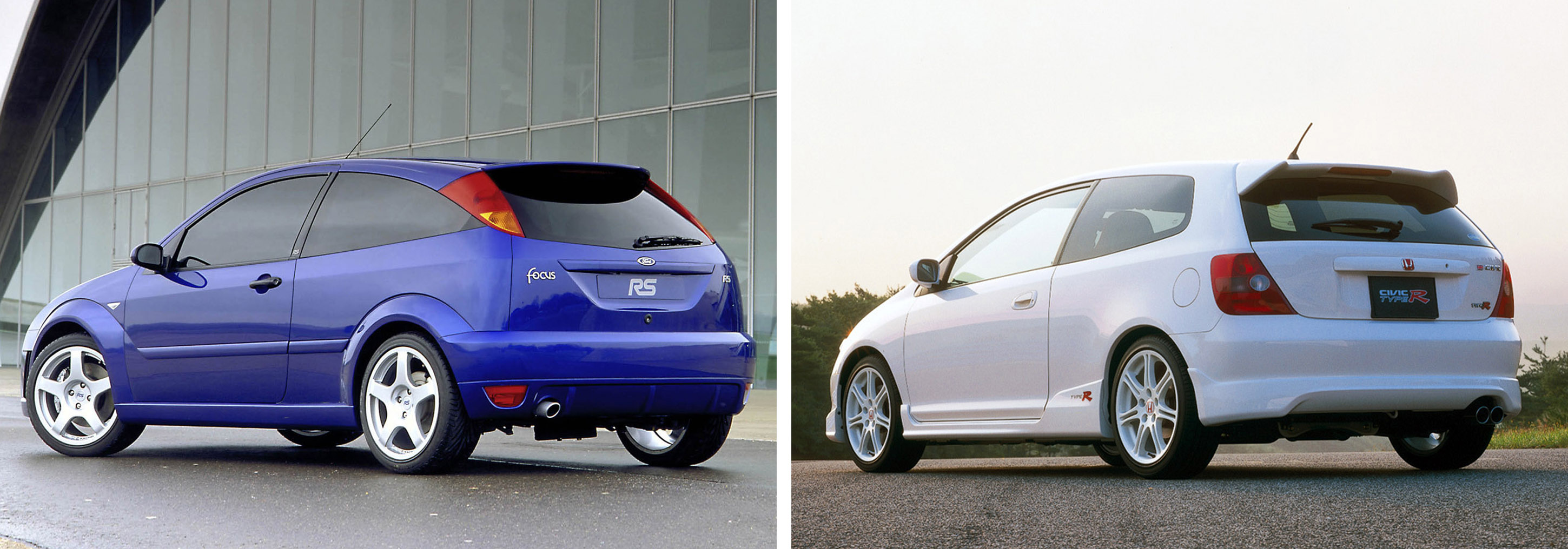 Ford Focus RS MK1 VS Honda Civic Type R EP3