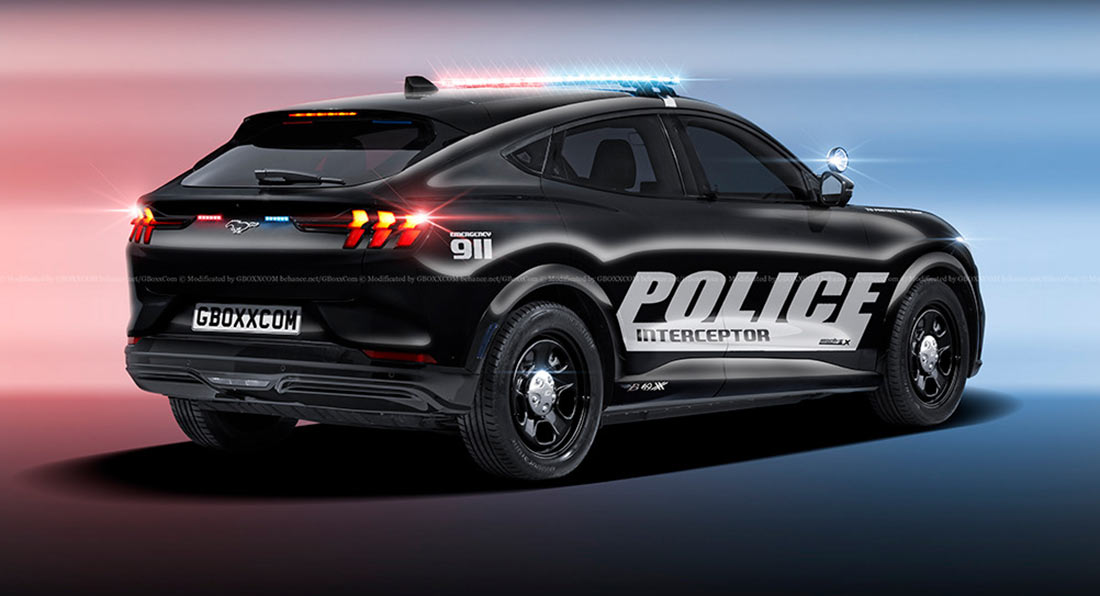 Ford Mustang Mach-E police car