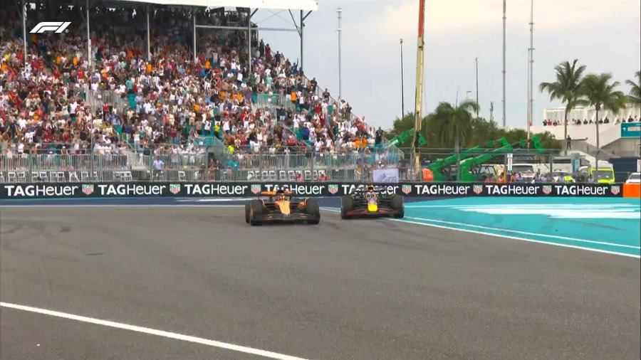 Oscar Piastri vs Max Verstappen-GP Miami
