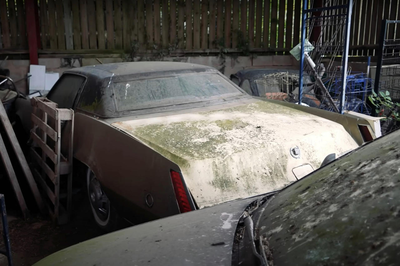 Συλλογή από παλιές Jag, Rolls, MG, Cadillac… Εγκαταλειμμένες από… μαφιόζο