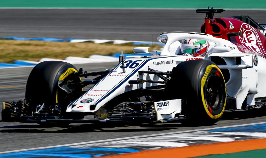 O Giovinazzi στην FP1 του Γερμανικού GP 2018