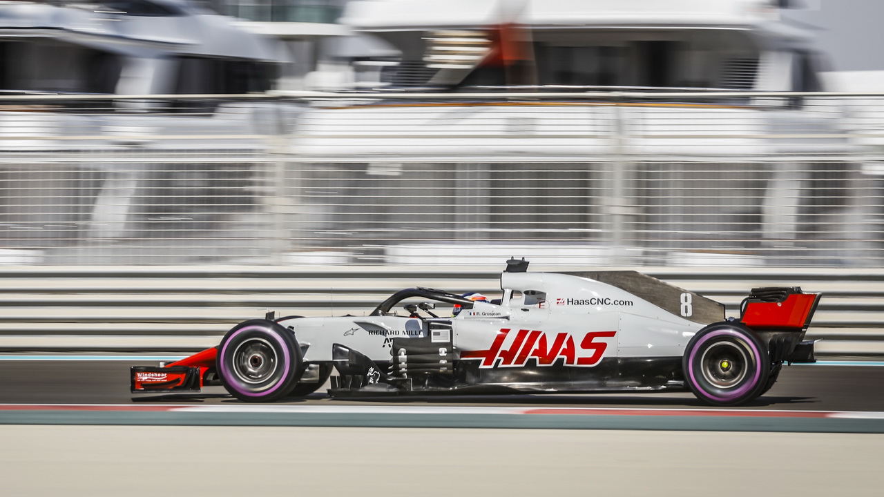 Grosjean Haas Abu Dhabi 2018
