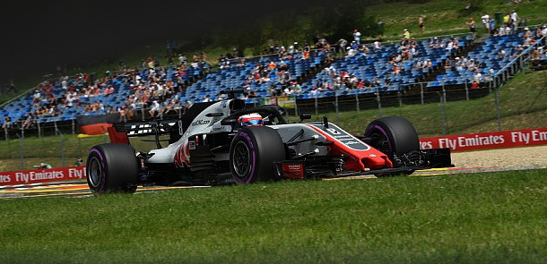 Grosjean (Haas) Hungaroring 2018