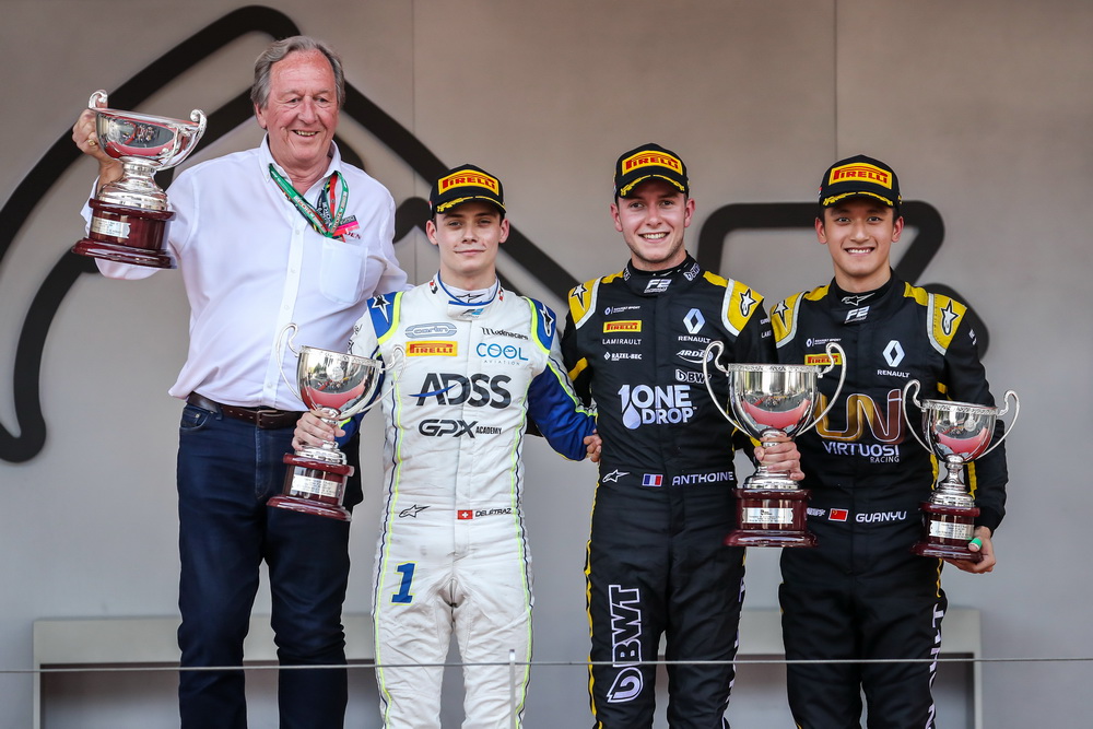 Monaco F2 podium 2019
