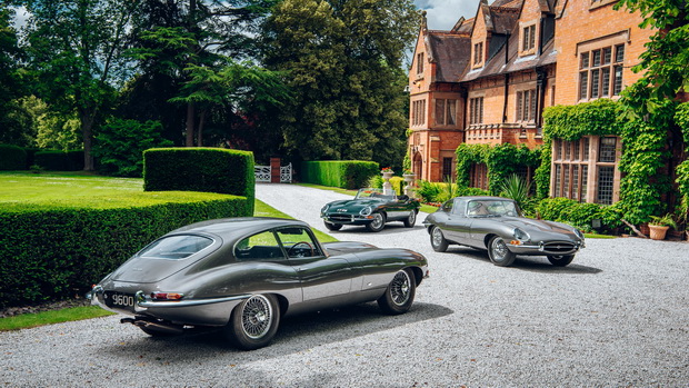 Original Jaguar E-type 1961 @ Wappenbury Hall