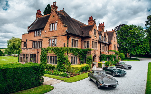 Original Jaguar E-type 1961 @ Wappenbury Hall